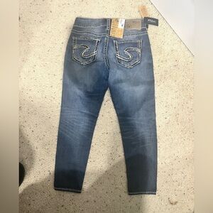 Silver Jean‎ mid capris SUKI NEW NWT 26/24